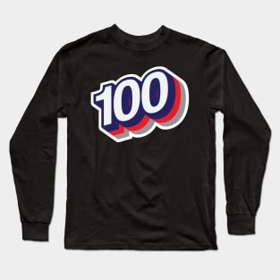 100 Long Sleeve T-Shirt